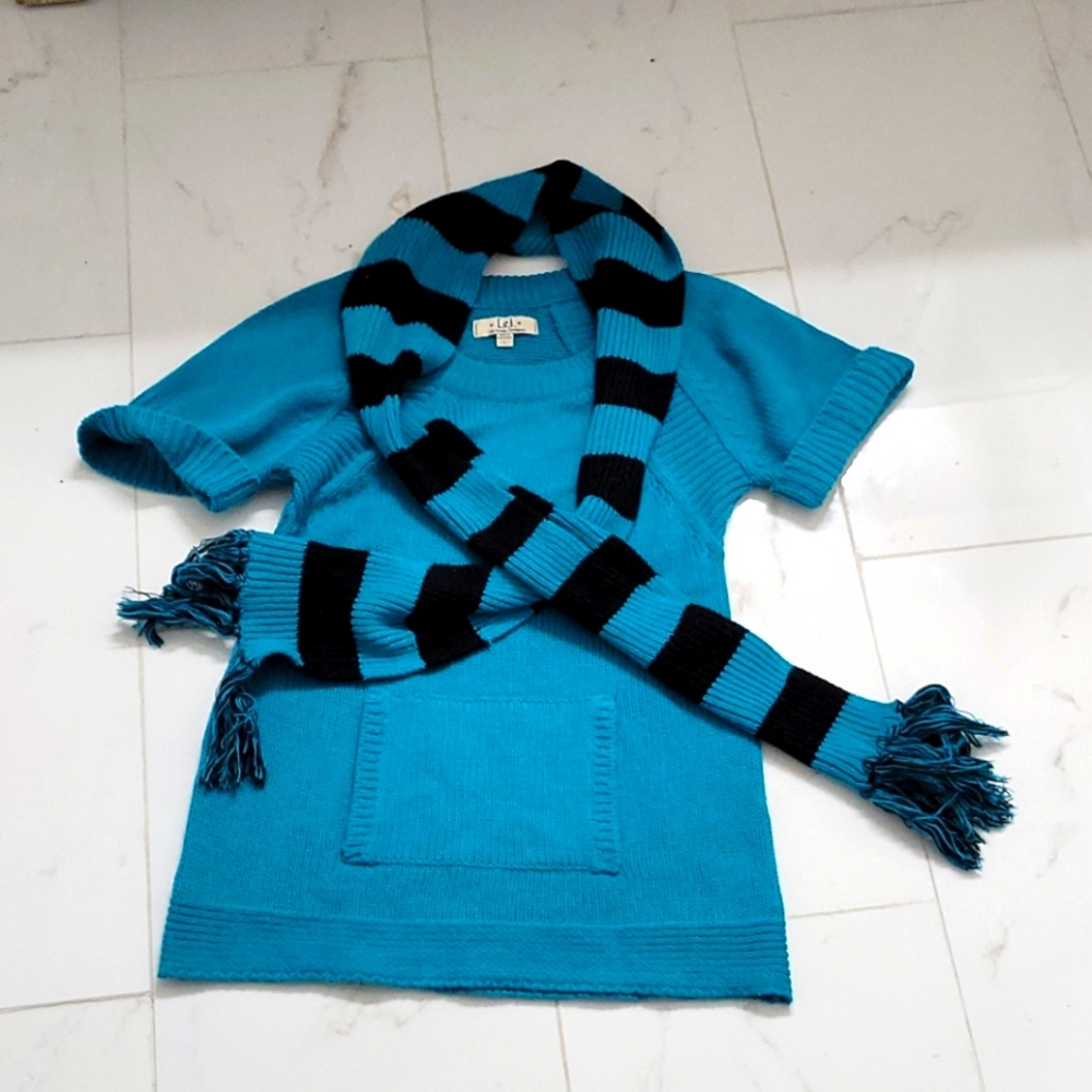 LEI Sweater & Scarf